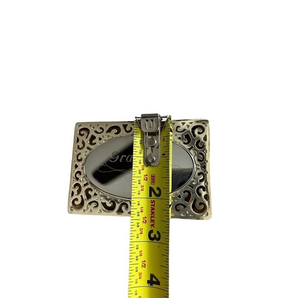 Things Remembered Trinket Jewelry Box Silver Tone 2x3.5 Grandma Engraved On top - Picture 7 of 8